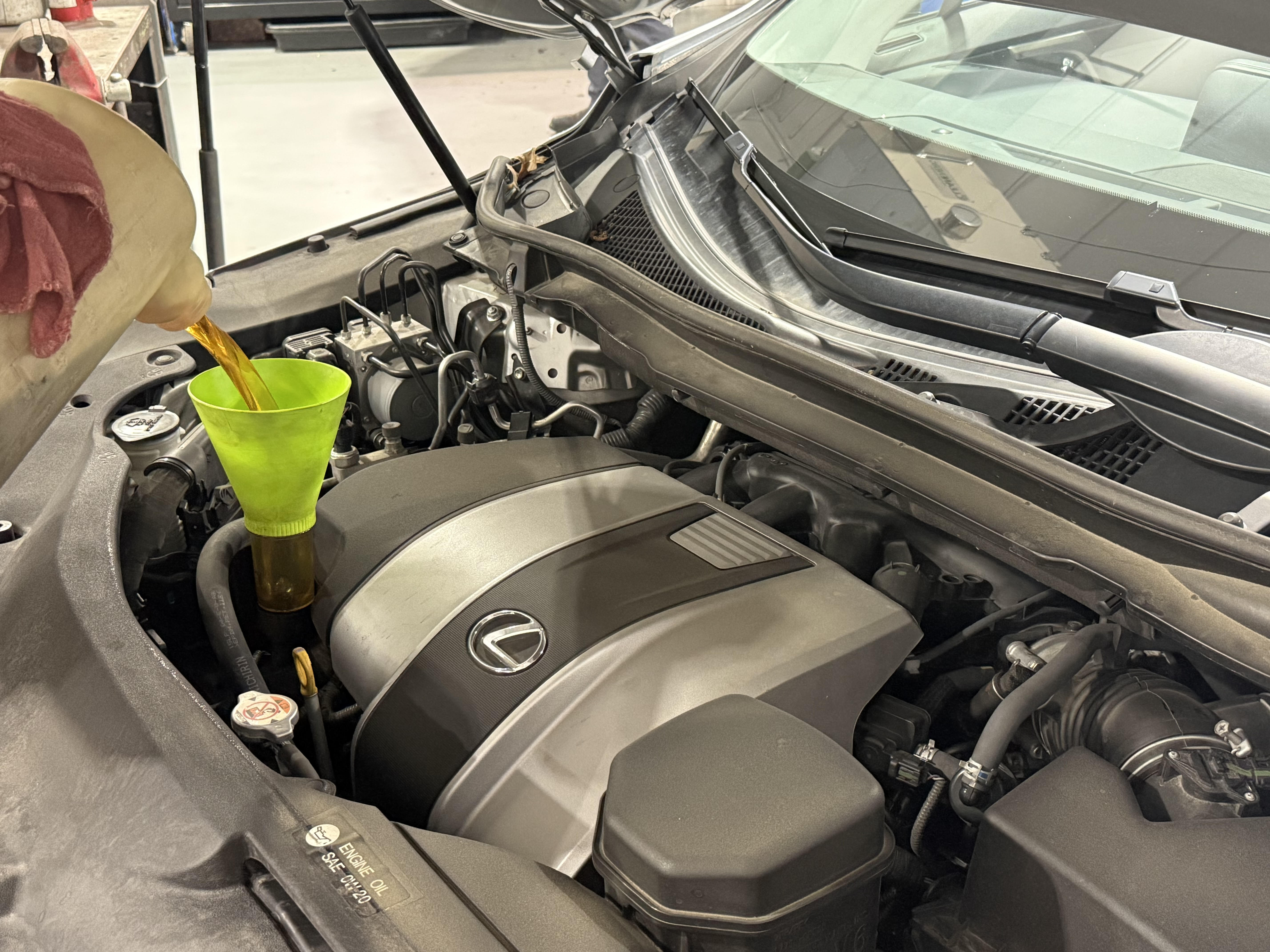 Speeler Automotive mechanic performing regular maintenance